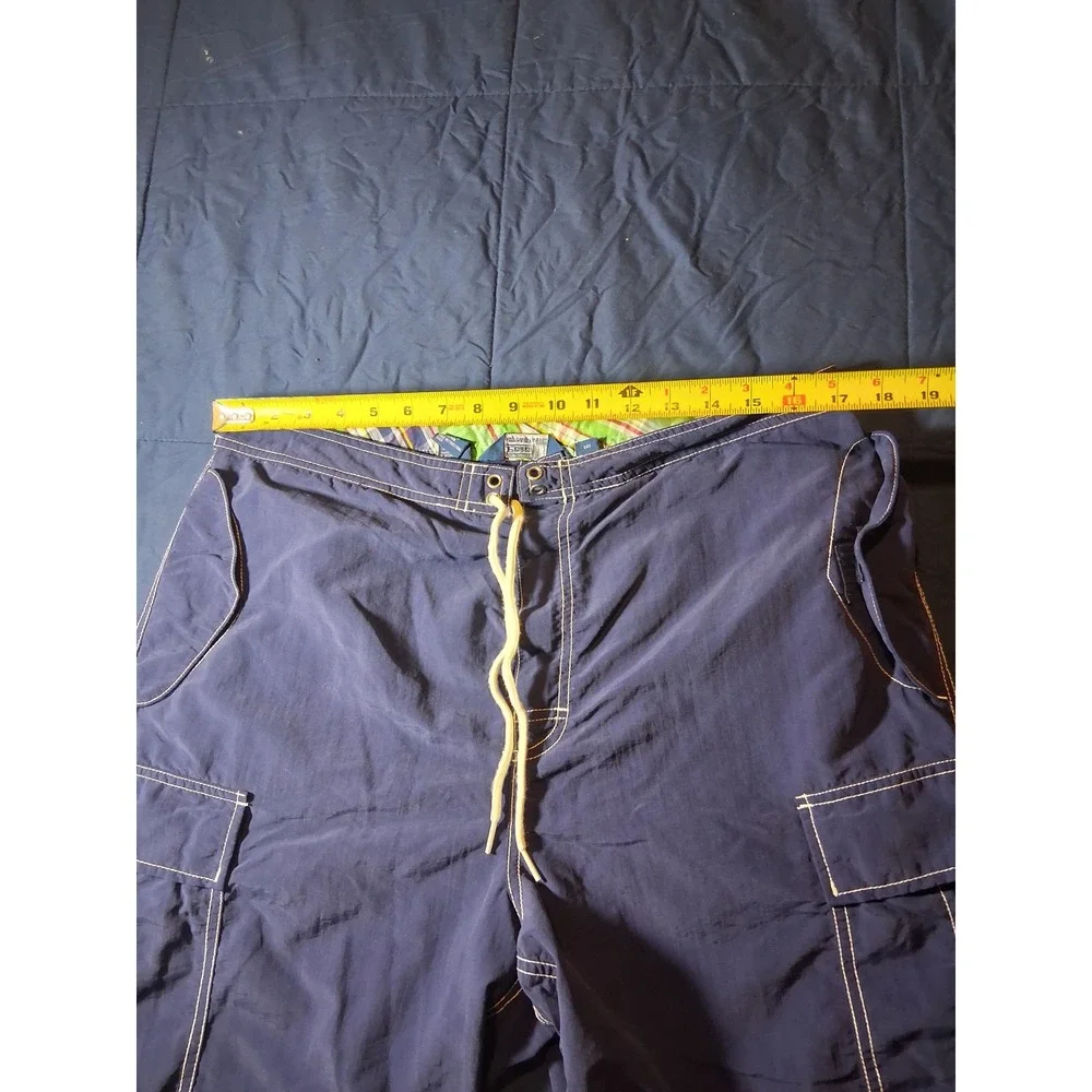 Polo Ralph Lauren Mens Navy Blue Cargo‎ Board Shorts Swim Trunks Size 36
